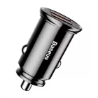 Baseus Circular Autós Töltő 30W - 2x USB-A - 5A - QC 3.0