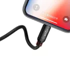 Baseus 3in1 Three Primary Colors USB - USB-C + micro + Lightning Kábel - 1.2m 3A