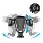 Baseus Gravity Autós Tartó - Szellőzőrácsba - Fekete