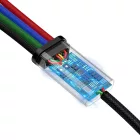 Baseus 4in1 USB-A - USB-C + 2x Lightning + micro Kábel - 1.2m 3.5A - Fekete