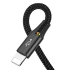 Baseus 4in1 USB-A - 2x USB-C + Lightning + micro Kábel - 1.2m 3.5A - Fekete