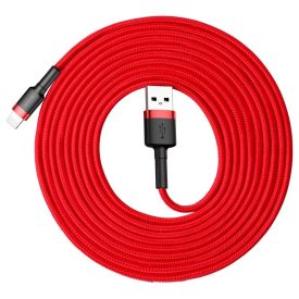 Baseus Cafule USB-A - Lightning Kábel - 3m 2A - Piros Baseus Cafule USB-A - Lightning Kábel - 3m 2A - Piros