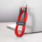 Baseus Cafule USB-A - USB-C Kábel - 3m 2A - Piros