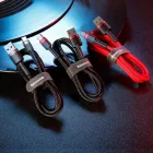 Baseus Cafule USB-A - USB-C Kábel - 3m 2A - Piros