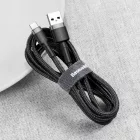 Baseus Cafule USB-A - USB-C Kábel - 3m 2A - Fekete-Szürke