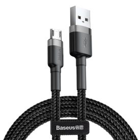   Baseus Cafule USB-A - Micro USB Kábel - 3m 2A - Fekete-Szürke