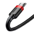 Baseus Cafule USB-A - Micro USB Kábel - 3m 2A - Fekete-Piros