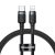 Baseus Cafule USB-C - Lightning Kábel - 1m 18W PD - Fekete-Szürke