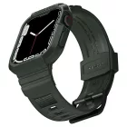Apple Watch 44mm / 45mm Tok és Szíj - Spigen Rugged Armor Pro - Zöld