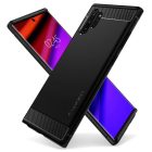 Samsung Galaxy Note 10+ Plus Tok - Spigen Rugged Armor - Fekete