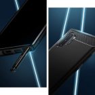 Samsung Galaxy Note 10+ Plus Tok - Spigen Rugged Armor - Fekete