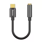 Baseus L54 Audio Adapter - USB-C - 3,5 mm Mini Jack - DAC 24 bit 48 KHz - Fekete