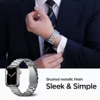 Apple Watch (42/44/45/49mm) Óraszíj - Spigen Modern Fit - Ezüst