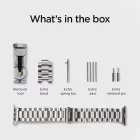 Apple Watch (42/44/45/49mm) Óraszíj - Spigen Modern Fit - Ezüst