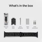 Apple Watch (42/44/45/49mm) Óraszíj - Spigen Modern Fit - Fekete