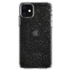 iPhone 11 Tok - Spigen Liquid Crystal Glitter - Átlátszó-Ezüst