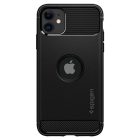 iPhone 11 Tok - Spigen Rugged Armor - Fekete