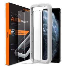   iPhone 11 / XR Kijelzővédő Üvegfólia - Spigen Glas.tR AlignMaster x 2 db