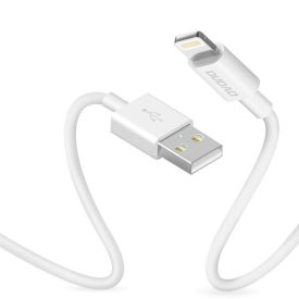 Dudao USB-A - Lightning - 1m 3A - Fehér Dudao USB-A - Lightning - 1m 3A - Fehér