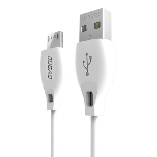 Dudao USB - micro USB Kábel - 2m 2.4A - Fehér