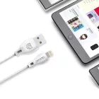 Dudao USB-A - micro USB Kábel - 2m 2.4A - Fehér