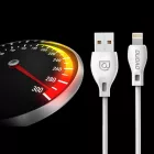 Dudao USB-A - micro USB Kábel - 2m 2.4A - Fehér