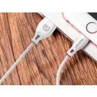 Dudao USB-A - micro USB Kábel - 2m 2.4A - Fehér