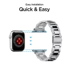 Apple Watch (38/40/41mm) Óraszíj - Spigen Modern Fit - Ezüst