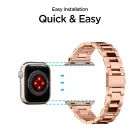 Apple Watch (38/40/41mm) Óraszíj - Spigen Modern Fit - Rose Gold