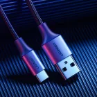 Ugreen USB-A - USB-C Kábel - 0.5m 3A - Fekete