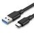 Ugreen US184 USB-A 3.0 - USB-C Kábel - 1m 3A - Fekete