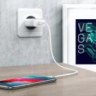 Ugreen USB-C - Lightning MFi Kábel -1m 3A 20W - Fehér