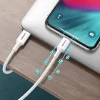 Ugreen USB-C - Lightning MFi Kábel -1m 3A 20W - Fehér