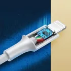 Ugreen USB-C - Lightning MFi Kábel -1m 3A 20W - Fehér