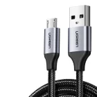 Ugreen USB-A - micro USB Kábel - 1m 2.4A - Szürke