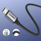 Ugreen USB - micro USB Kábel - 2m 2.4A - Szürke
