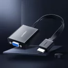 UGREEN HDMI - VGA Adapter MM103 25cm - Fekete
