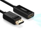 Ugreen DisplayPort - HDMI Adapter (Egyirányú) - 1080P 60Hz FullHD - Fekete