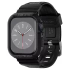 Apple Watch 40mm / 41mm Tok és Szíj - Spigen Rugged Armor Pro - Fekete