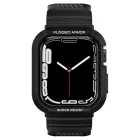Apple Watch 40mm / 41mm Tok és Szíj - Spigen Rugged Armor Pro - Fekete