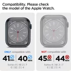 Apple Watch 40mm / 41mm Tok és Szíj - Spigen Rugged Armor Pro - Fekete