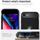 iPhone SE 2020 / 2022 Tok - Spigen Rugged Armor - Fekete
