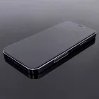Huawei Y6p Kijelzővédő Üvegfólia - Wozinsky Full Cover Flexi Nano Glass - Fekete Kerettel