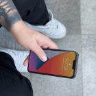 Xiaomi Redmi K30 Pro / Poco F2 Pro Kijelzővédő Üvegfólia - Wozinsky Full Cover Flexi Nano Glass - Fekete Kerettel