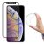 iPhone 12 Mini Kijelzővédő Üvegfólia - Wozinsky Full Cover Flexi Nano Glass - Fekete Kerettel