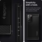 Samsung Galaxy Note 20 Ultra Tok - Spigen Rugged Armor - Fekete