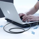 Ugreen USB-A - USB-A 2.0 Kábel - 0.5m - Fekete