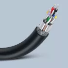 Ugreen USB-A - USB-A 2.0 Kábel - 0.5m - Fekete