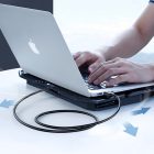 Ugreen USB-A - USB-A 2.0 Kábel - 2m - Fekete