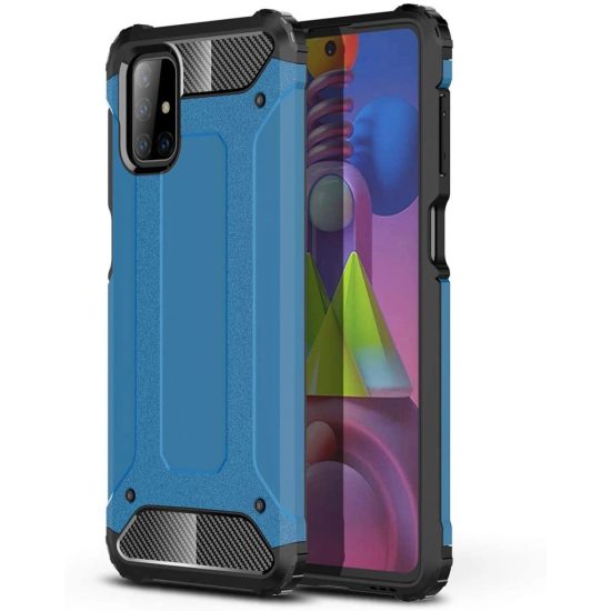 Samsung Galaxy M51 Tok - Hybrid Armor Case - Kék